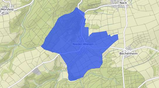 Bodenrichtwertkarte Nieder Wiesen Rheinhessen